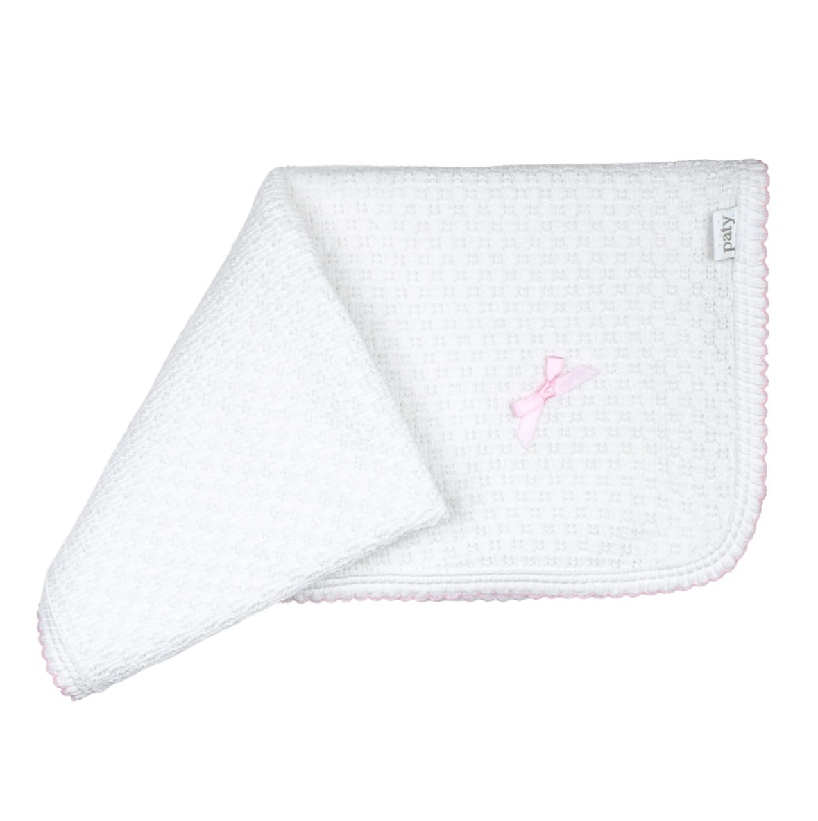 Paty Knit Swaddle/Receiving Blanket