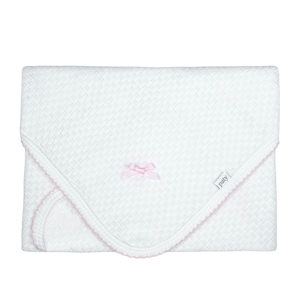 Paty Knit Swaddle/Receiving Blanket