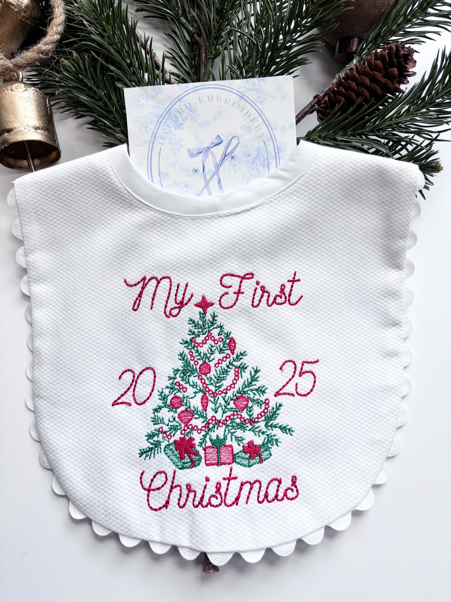 My First Christmas Bib