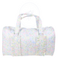 Floral Ruffle Nylon Duffle Bag