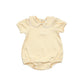 Scalloped Collar Bubble Short Sleeve