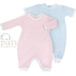 Paty Knit Romper (Short Sleeve)-Pink