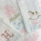 Personalized Burp Cloths