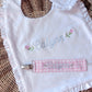 White Ruffle Bib