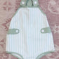 Sage Stripe Sunsuit
