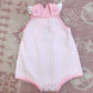 Pink Stripe Sunsuit