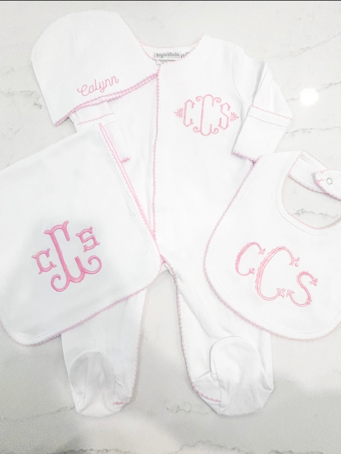 Picot Trim Baby Bundle