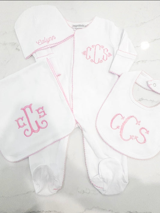 Picot Trim Baby Bundle