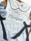 Girls Collared Romper/Bodysuit with Bows