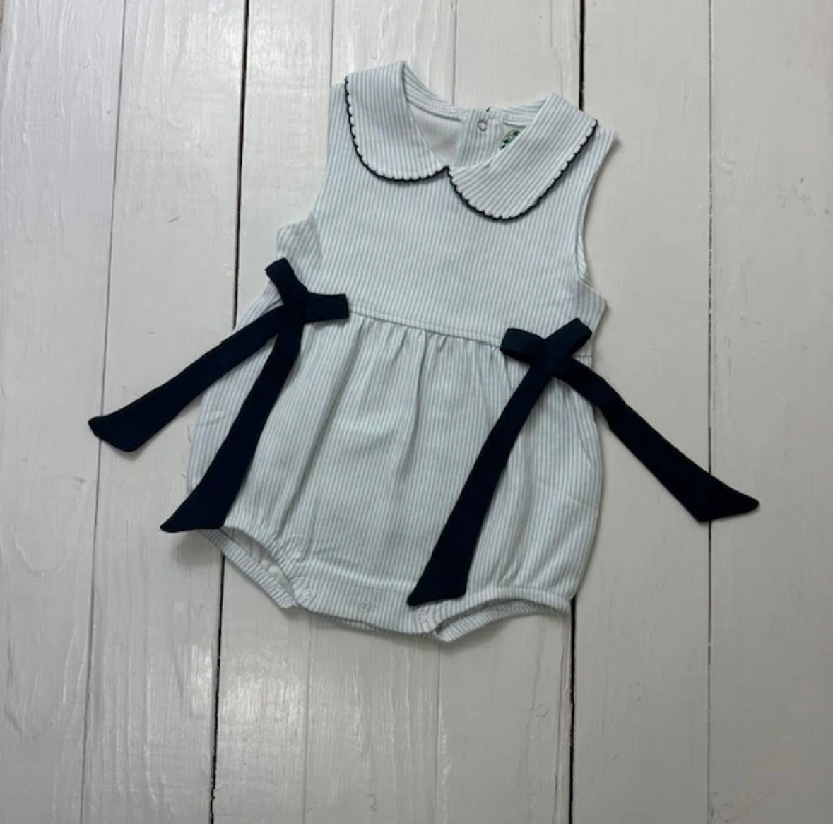 Girls Collared Romper/Bodysuit with Bows