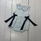 Girls Collared Romper/Bodysuit with Bows