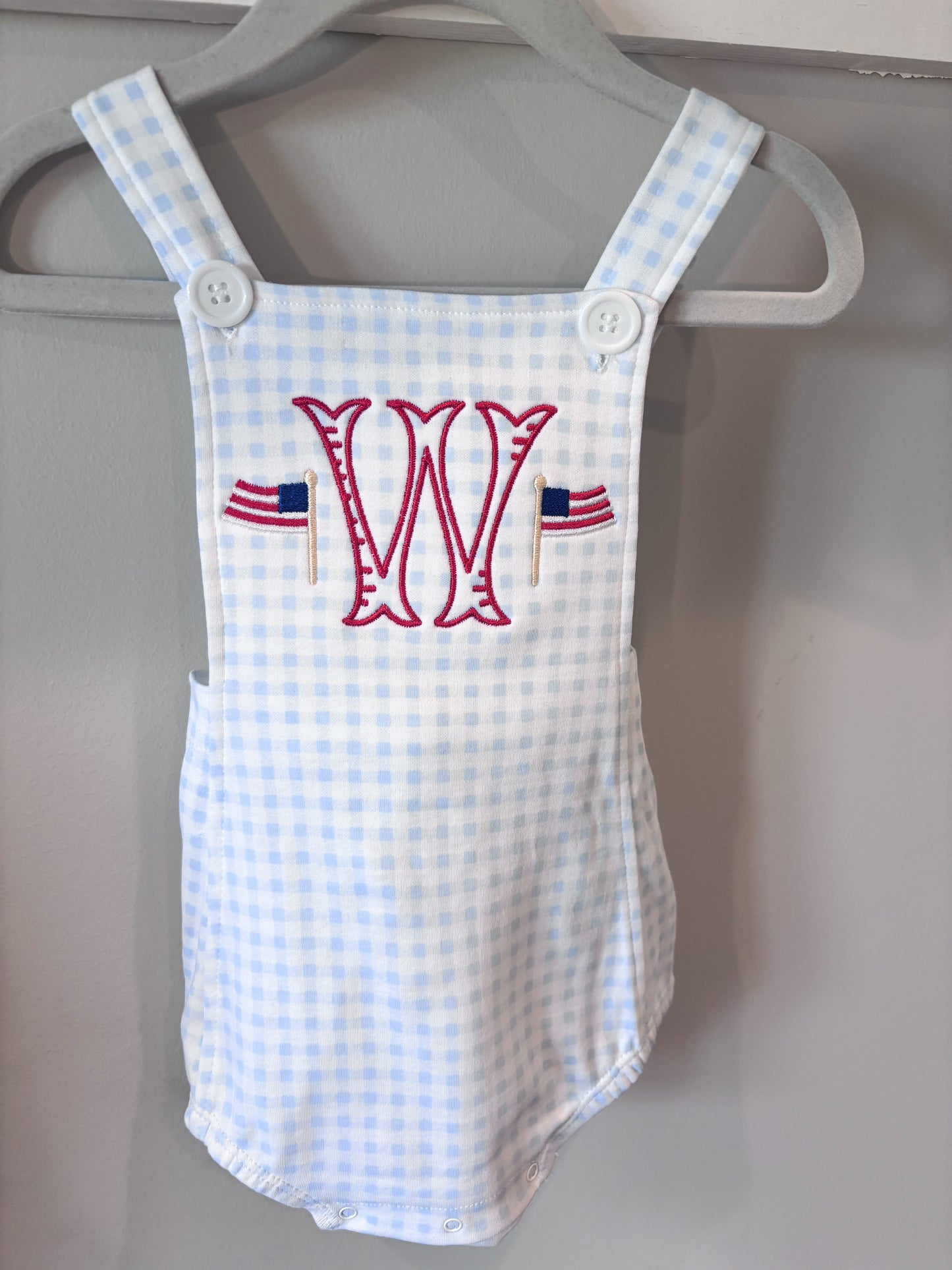 Boys Checkered Sunsuit