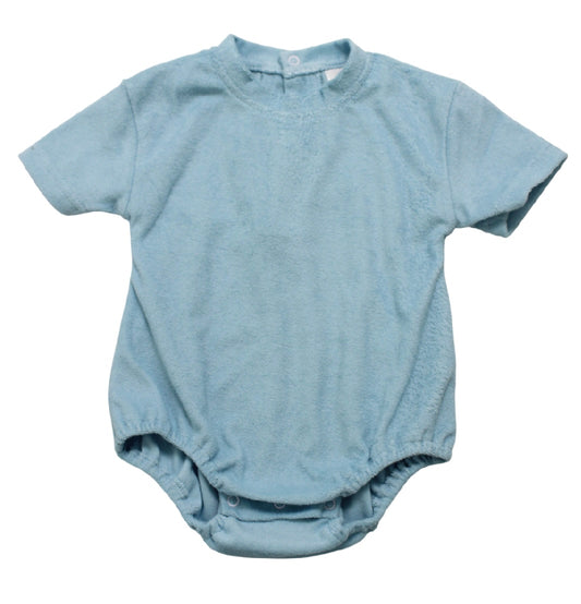 Terry Cloth T-shirt Bubble-Blue