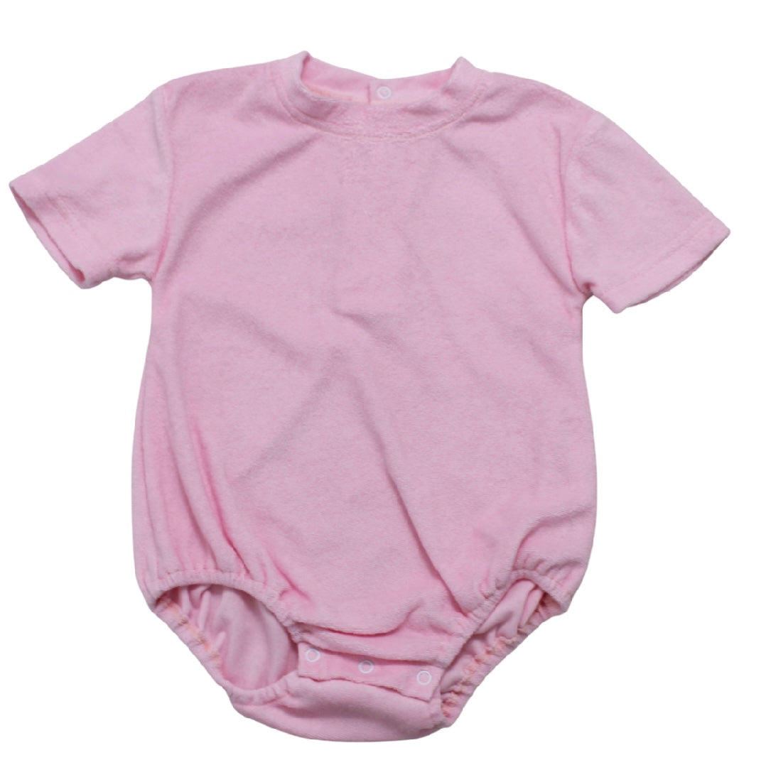 Terry Cloth T-shirt Bubble-Pink