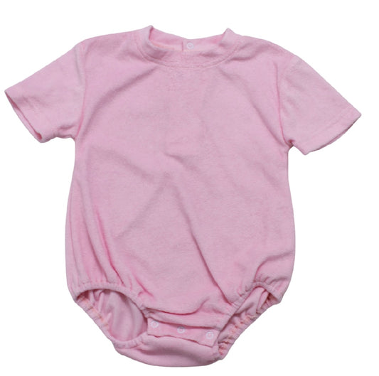 Terry Cloth T-shirt Bubble-Pink