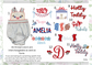 Red, White, & Blue Preorder Extras- Girls