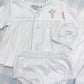 Picot Trim Diaper Set