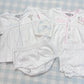 Picot Trim Diaper Set